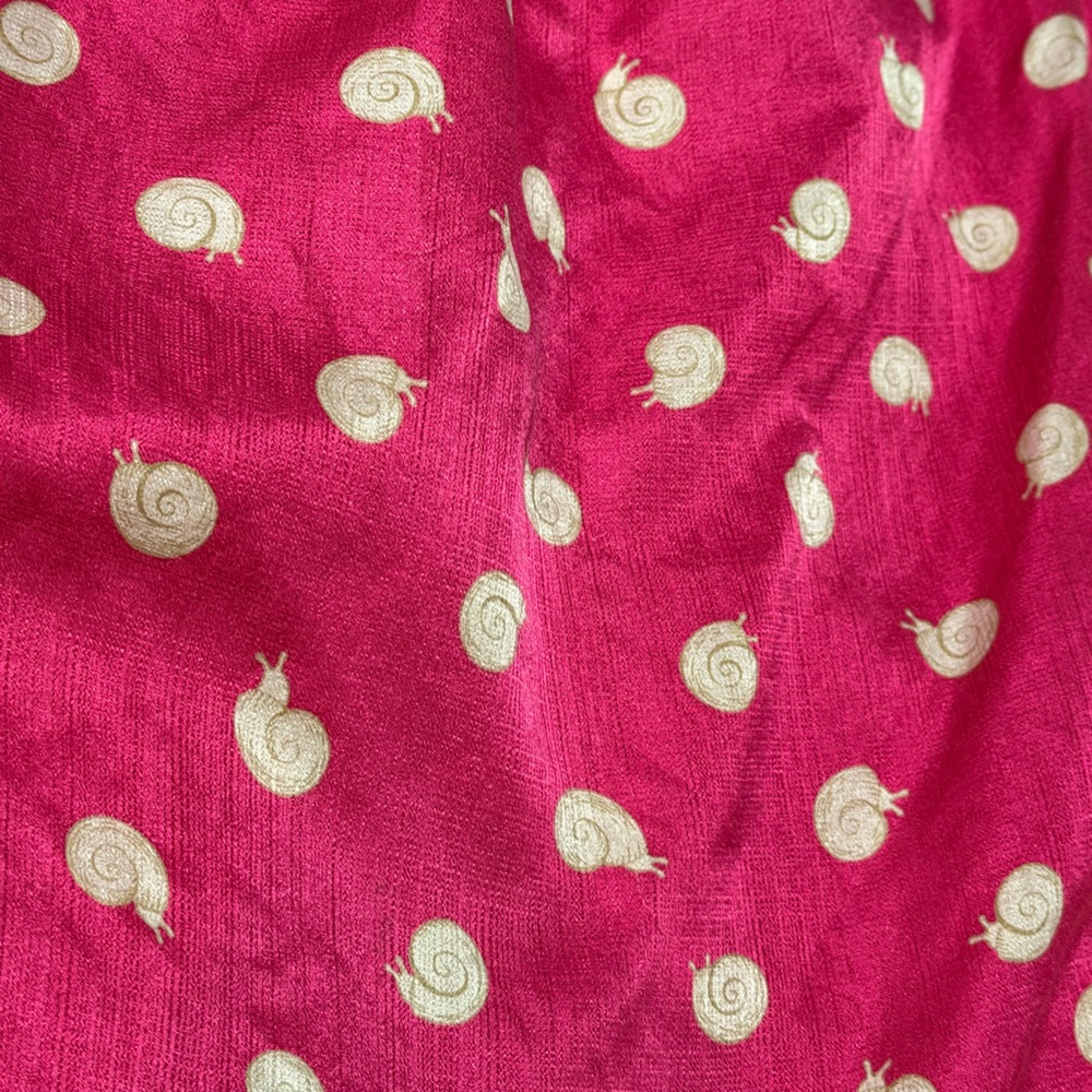 Anthropologie Postage Stamp Silk Blouse *flawed* Size 12 - Picture 6 of 13